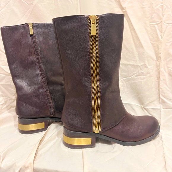 Women's Vince Camuto Winivie leather Motorcycle Boots - Picture 1 of 16